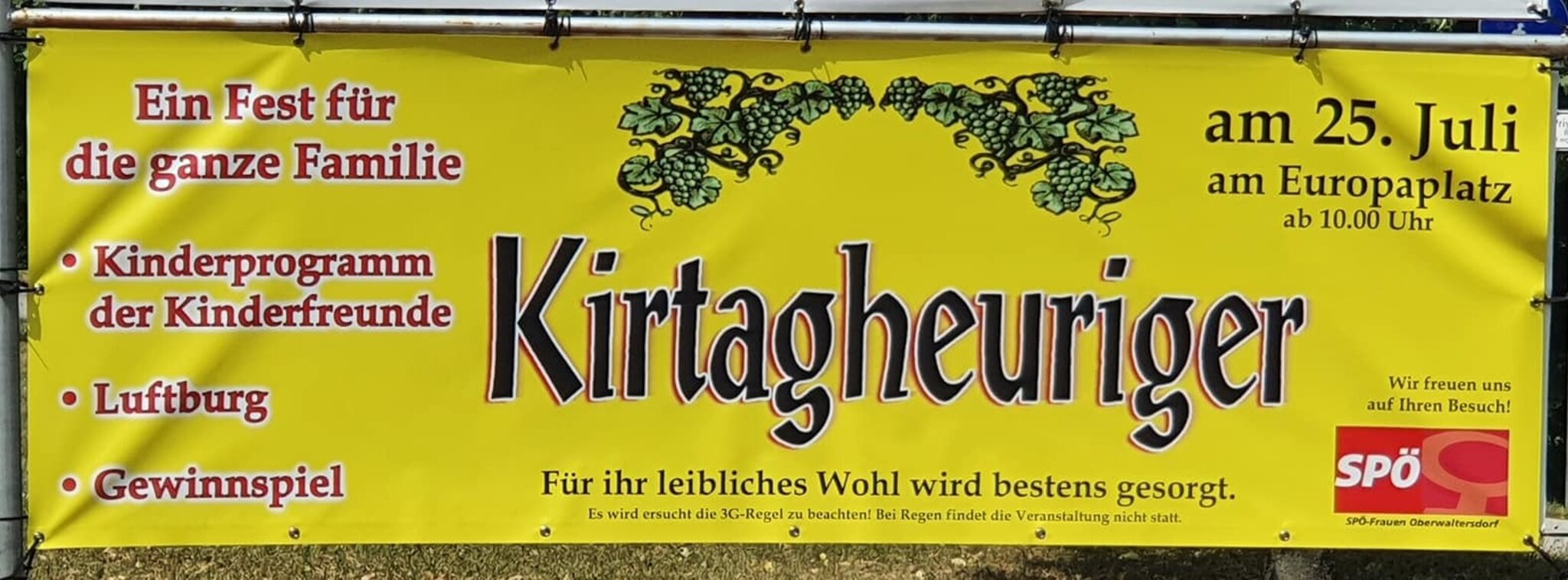 Veranstaltungs Vorschau Kirtagheuriger Der SP Oberwaltersdorf Am