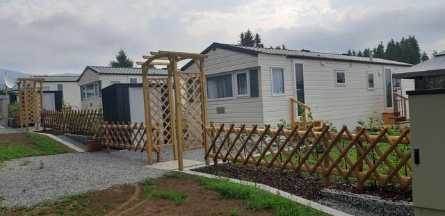 Glamping – drei voll ausgestattete, glamouröse Campingunterkünfte für je bis zu 6 Personen (Mobilheime mit Terrasse, Grill, Pavillon und Gartenmöbel) am Campingplatz in Klaffer im Bezirk Rohrbach.  | Foto: Ewald Taibon
