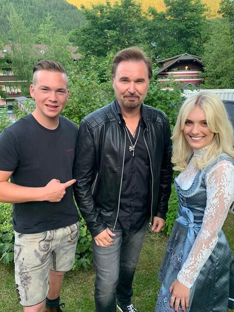 Nico und Lisa mit Nik P. | Foto: Lisa Mikolaschek