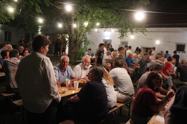 Auf allen Ebenen des Alten Pfarrhofs wurde gefeiert...