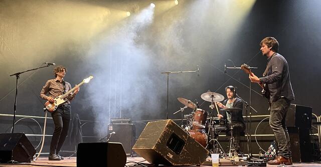 Die Electric Super Wolves: Peter Siess, Lukas Laimer, Philipp Ossanna (v.l) | Foto: Viktoria Gstir