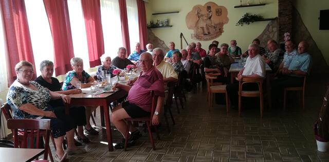 Die Seniorenortsgruppe Kroatisch Geresdorf freute sich darüber nach der langen Corona-Pause wieder ein Treffen abhalten zu können. | Foto: Seniorenbund Kroatisch Gerensdorf