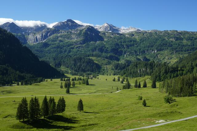 Das flache Becken der Gnadenalm. | Foto: Thomas Neuhold
