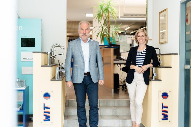 Vater-Tochter-Duo: Johann und Michaela Schliefni führen den Betrieb WIT in Wolfsberg. | Foto: WIT/René Knabl