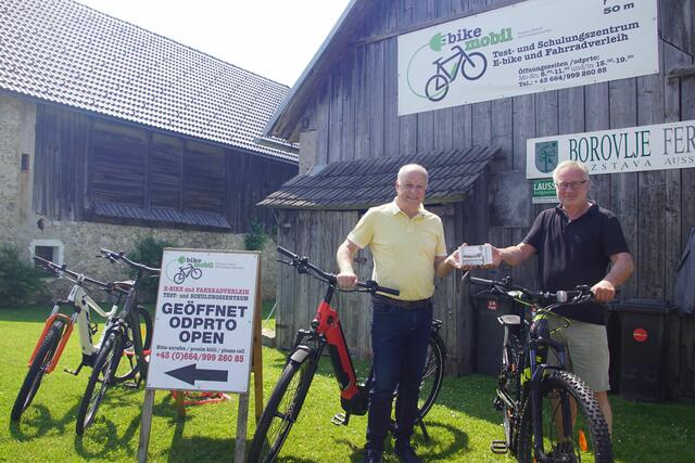 Seit Juni gibt es in Ferlach auch einen E-Bike- und Fahrradverleih. Dort werden auch Kurse angeboten.