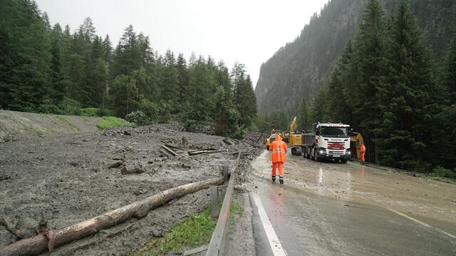 Murenabgang Längenfeld/Huben-Ötztalstrasse | Foto: ZOOM.TIROL