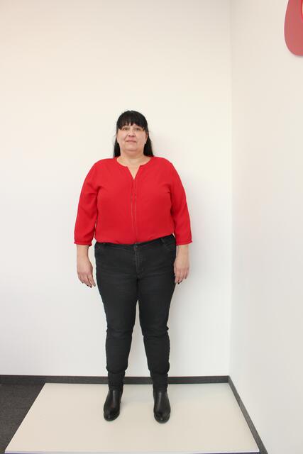 Alexandra Klausner am Beginn der easylife-Therapie