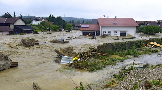 Angesichts der aktuellen Überflutungen eine grauenhafte Erinnerung. | Foto: Fesl, Scharinger, FF