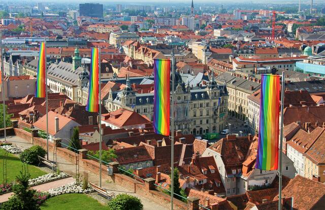 Stadtspaziergang durch die Geschichte der LGBTIQ-Community in Graz.  | Foto: Marie O. 