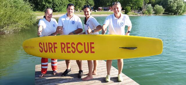 Doris Horvath, Patrick Gastegger, Nicole Punz, Tamara Bollwein | Foto: Österreichische Wasserrettung, Abschnittsleitung St. Pölten