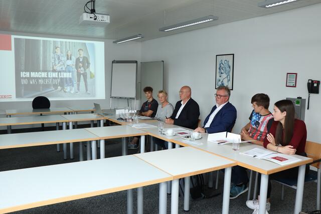 Pressekonferenz zu den Berufserlebnistagen in der WKO Ried. | Foto: Doms/BRS