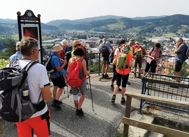 Ein Blick auf Voitsberg von der Burg Obervoitsberg !