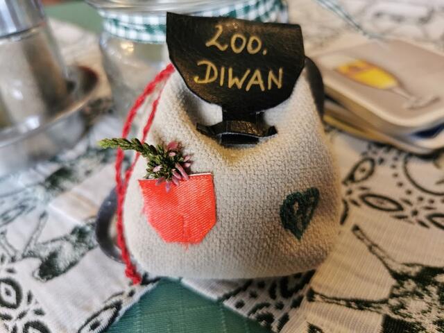 das Maskottchen bei der 200.sten Feier des DIWAN von Herta hergestellt !