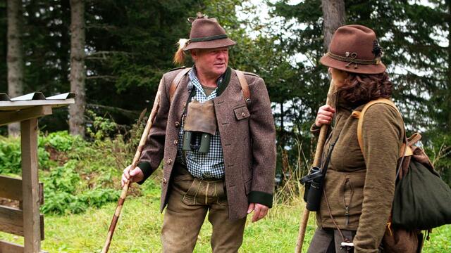 Karl Hirschmanner und Christine Hofer-Lukic im Almenland-Revier. | Foto: Visualize 2021