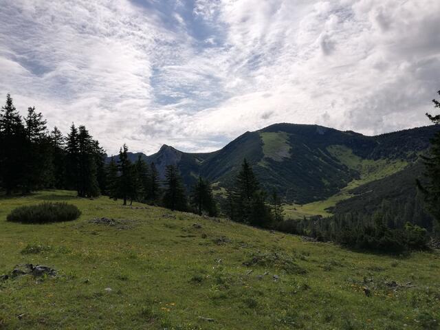 Blick zu Schloß Wilzing, Hochblaser und Kaltemauer