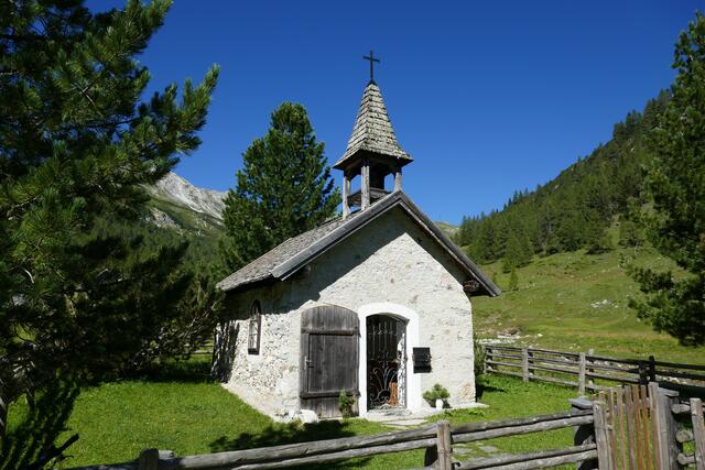 Die kleine Almkapelle am Ende des Lantschfeldtales.  | Foto: Thomas Neuhold