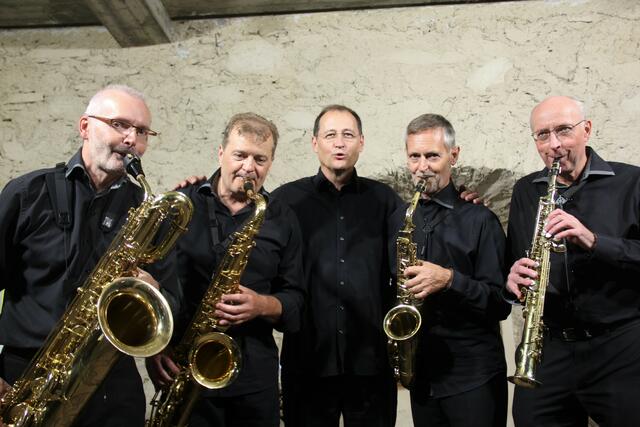 Günter Lenart, Rudolf Kaimbacher, Gabriel Lipus, Gerhard Lippauer und Gilbert Sabitzer traten in Straßburg auf | Foto: Peter Pugganig