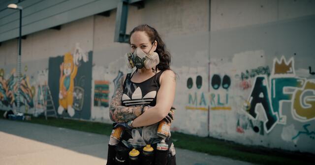 Street Artist Tamara Volgger | Foto: Solidshot \ Salzburg. Eine Kunstgeschichte