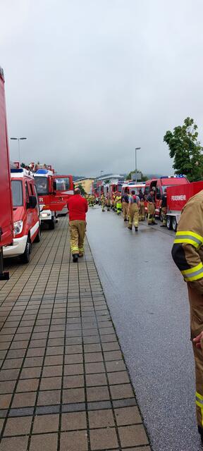 Vor Ort im Tennengau. | Foto: Freiwillige Feuerwehr Tamsweg