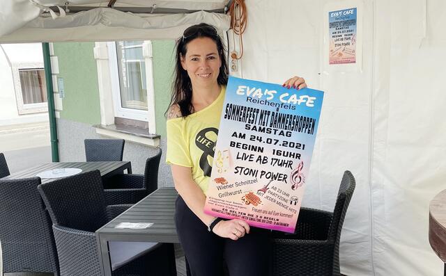 Eva Sturm aus Reichenfels freut sich darauf, viele Gäste bei ihrem ersten Sommerfest mit Dämmerschoppen begrüßen zu dürfen. | Foto: RMK