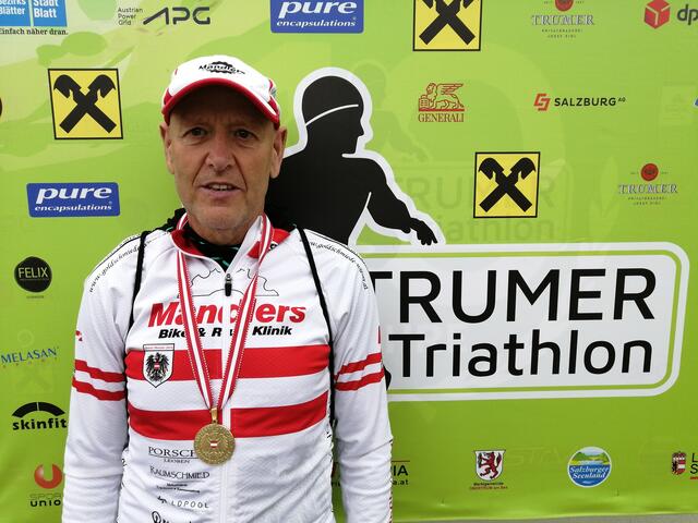 Trumer Triathlon Wieder ein Meistertitel für Hermann Mandler Leoben
