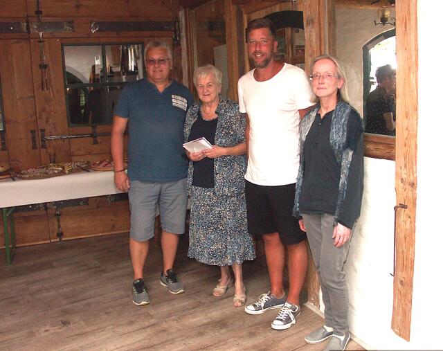 Anton Reischer, Waldtraut Strohner, Christian Fischer und Beatrix Schwarz. | Foto: V. Strohner