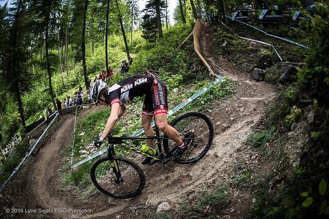 Mit den Augen immer Richtung Ziel konnte Corina Druml den achten Platz belegen. | Foto: Lynn Sigel