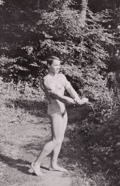 Mit 15 Jahren kam er mit der Bodybuilder-Szene in Kontakt. | Foto: Eugen Hauber, MMS/UMJ