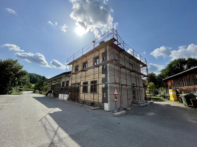 Baustelle Rathaus.