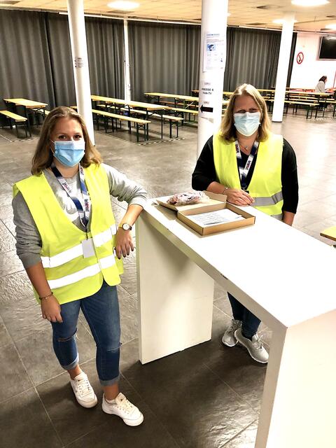 Archivbild: Freiwillige beim Turnier 2020. | Foto: alpinguin