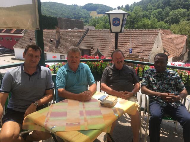 Josef Goll, Wolfgang Scharinger, Franz Pfeifer, Bartolomäus Okwuegbu