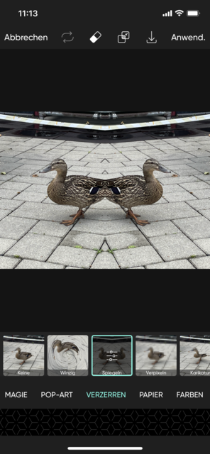 Unser App Tipp der Woche PicsArt ist eine umfangreiche App zur Bearbeitung von Fotos und Videos am Smartphone. Zusätzlich können Collagen erstellt, Text eingefügt und Zeichnungen erstellt werden. | Foto: Screenshot