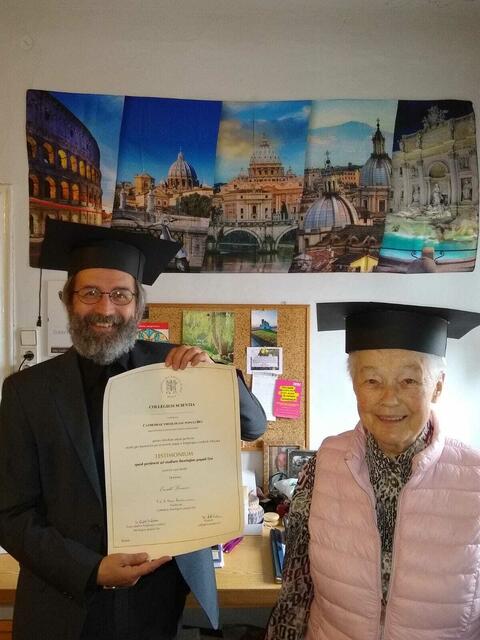Die beiden Steyrer Theologen Barbara Siebenbrunner und Ewald Kreuzer.