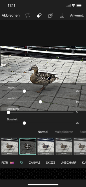 Unser App Tipp der Woche PicsArt ist eine umfangreiche App zur Bearbeitung von Fotos und Videos am Smartphone. Zusätzlich können Collagen erstellt, Text eingefügt und Zeichnungen erstellt werden. | Foto: Screenshot