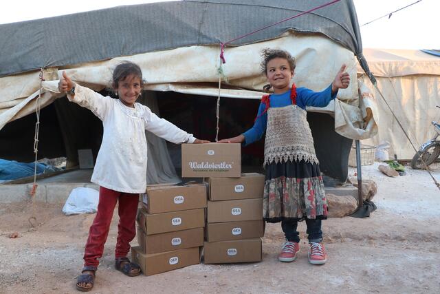 Der Fotograf Pascal Violo aus St. Nikolaus bei Güssing brachte mit seinem Team Hilfsgüter in ein türkisches Flüchtlingslager an der Grenze zu Syrien. | Foto: Pascal Violo