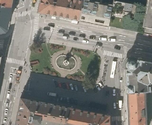 Bozner Platz, demnächst soll der Platz neu gestaltet werden.
