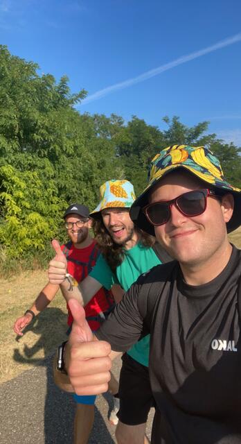 Lukas, Philipp und David planen nächstes Jahr eine weitere Tour.