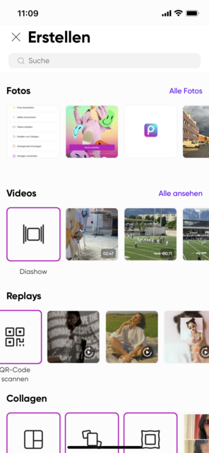 Unser App Tipp der Woche PicsArt ist eine umfangreiche App zur Bearbeitung von Fotos und Videos am Smartphone. Zusätzlich können Collagen erstellt, Text eingefügt und Zeichnungen erstellt werden. | Foto: Screenshot