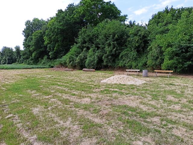 Das ist der erste sogenannte erste "Pop-up-Park" in Wels.