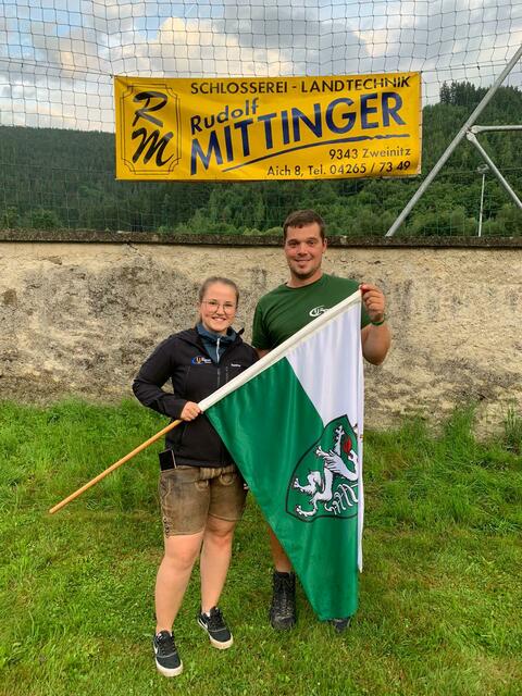 Nadine Holzerbauer und Lukas Schinnerl holten bei ihrem ersten Bundesentscheid gleich zwei Medaillen in den Bezirk Weiz. | Foto: Landjugend Steiermark