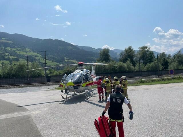 Auch der Notarzt-Hubschrauber musste angefordert werden.