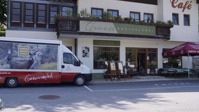 Früher wurden hier Blumen verkauft, jetzt gibt es feine Schmankerl aus der Region.