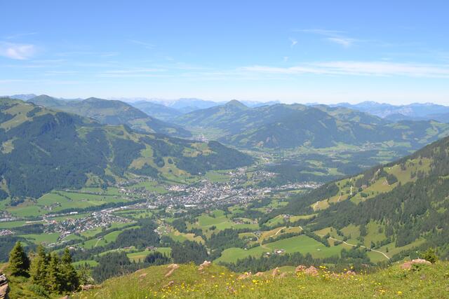 Blick auf Kitzbühel