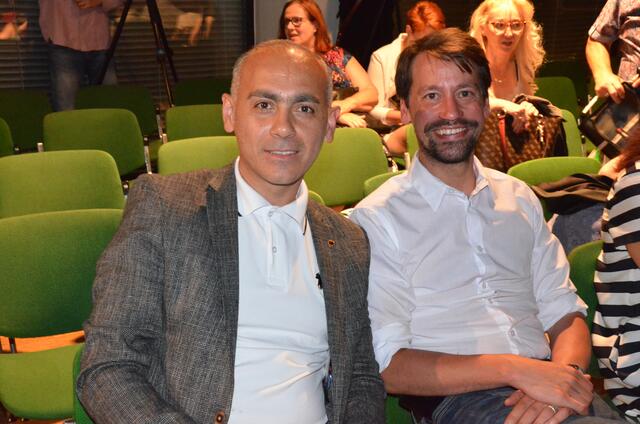 GR Tekcan Güven mit Vize-Bürgermeister Christoph Walch.