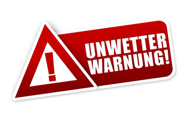 Gelbe Gewitterwarnung für das gesamte Mostviertel.