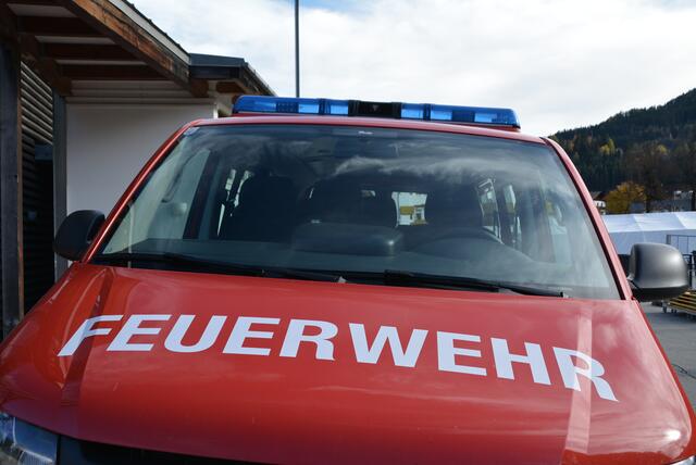 ein brennender Taxibus musste von der Feuerwehr gelöscht werden (Symbolbild).