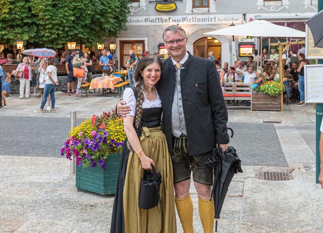 Bürfgermeister Georg Gappmayer mit seiner Frau Erna.
