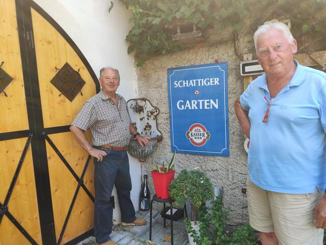 Die Freundschaft von Karl Panis und Walter Peserl währt bald 65 Jahre.