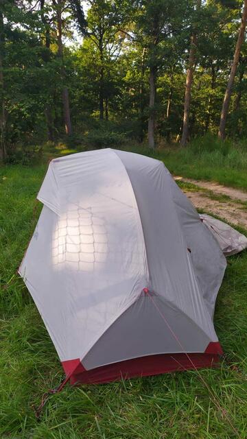 Ein schicker Schlafplatz mitten im Wald... | Foto: Aina Geber