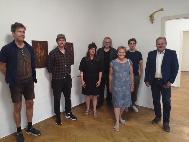 David Postl, Matthias Peyker, Terese Kasalicky, Günther Gross, Maria Pasqualli, Stefan Reiterer und Edurad Köck (v.l.)